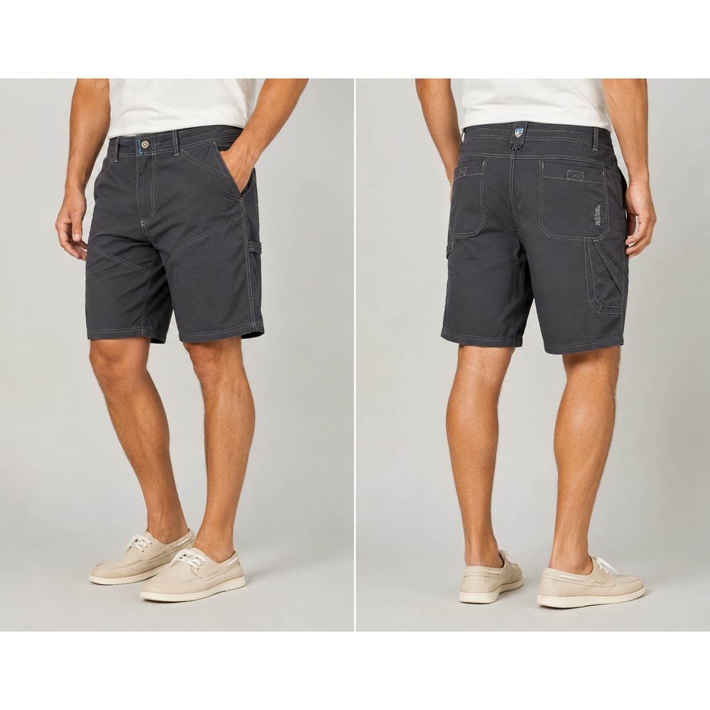 KÜHL Men's Gray Outdoor Hiking Utility Shorts Size 36 Stretch Performance Trail
